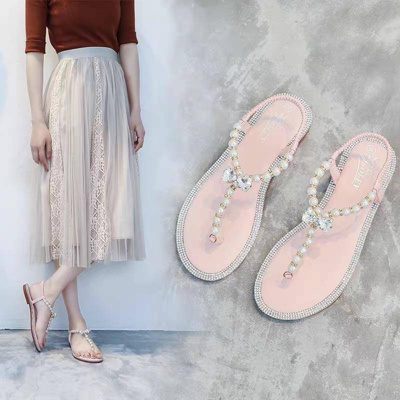 百搭高端鞋小巧玲珑精致优雅高贵,优雅珍珠点缀的渔夫鞋