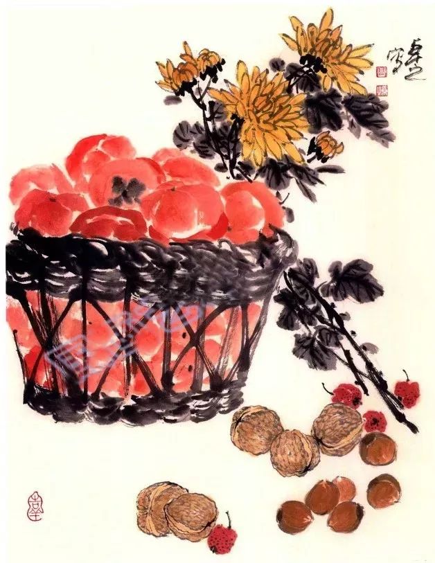 写意蔬果简单画法,国画蔬菜写意作品