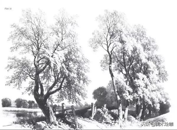 40张经典素描,40张经典素描风景图快拿去临摹吧