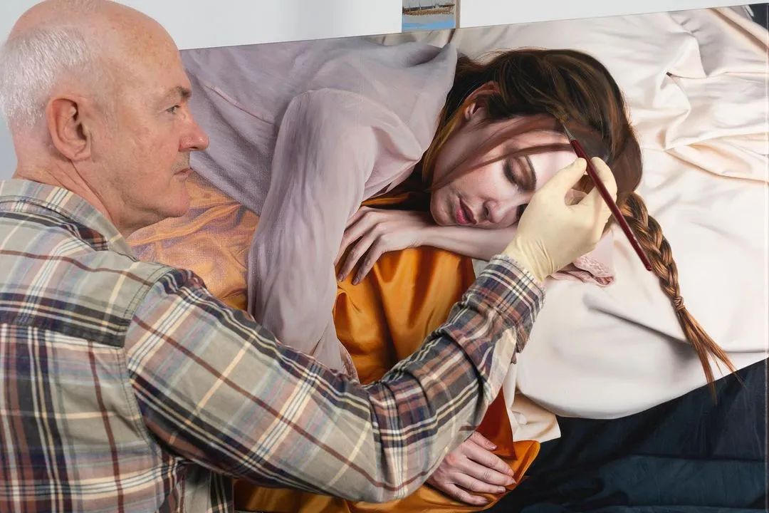 比冷军画的还像的超写实画家,比冷军写实的画