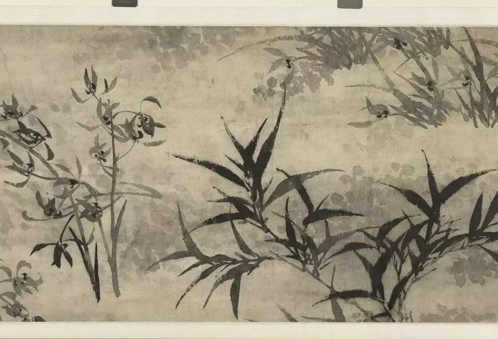 国画兰花加花瓶作品欣赏图片,五幅古代名家笔下的国画兰花欣赏