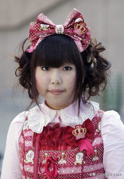 洛丽塔Lolita蝴蝶结,附详细教程,只看“lo娘”服饰,别看相貌哈