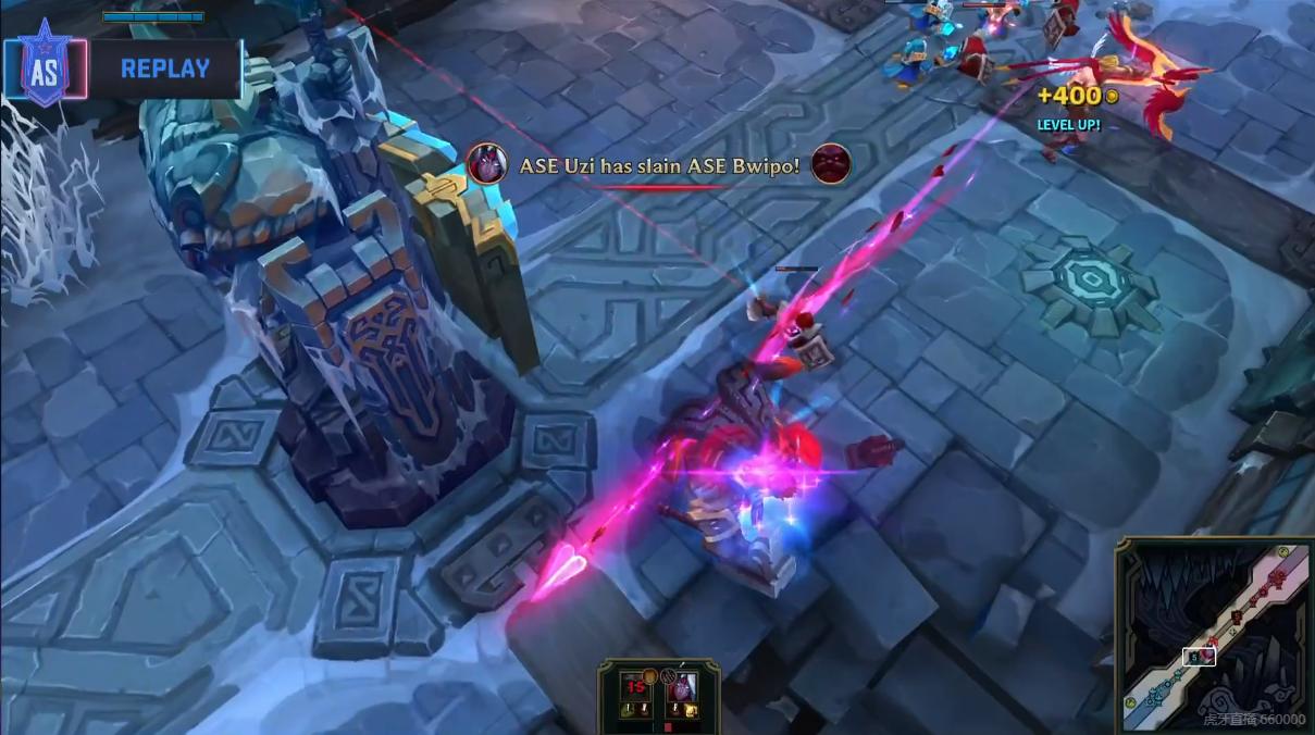 uzi薇恩和鳄鱼二打五,全明星solo赛谈对线uzi