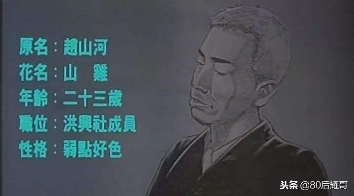 山鸡赵山河主演的电视剧,古惑仔赵莹和山鸡
