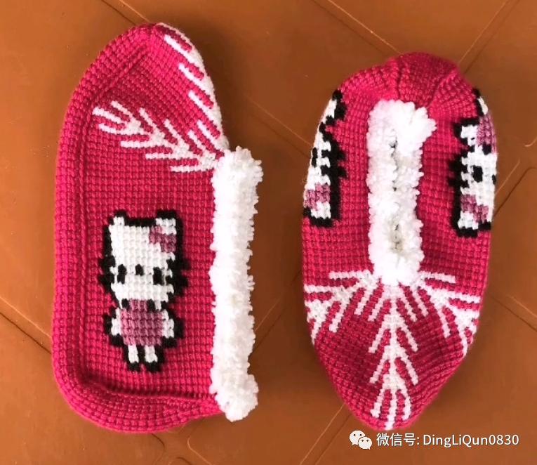 波西米亚风手工编织鞋子,针织作品50款