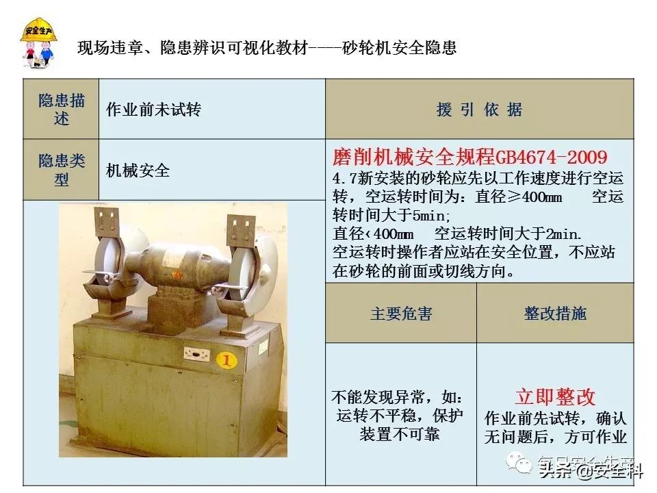 2009年砂轮机破裂伤人事件,砂轮机安全事故案例真实视频