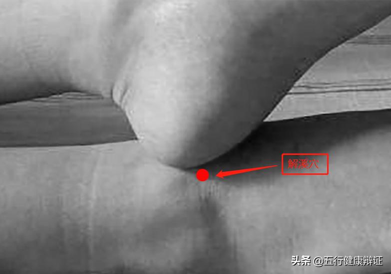 睡前按摩哪有助于排便,清胃火的穴位解溪穴在哪