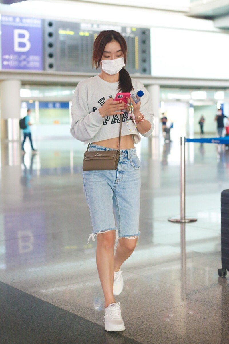 袁姗姗牛仔裤穿搭图片,袁姗姗穿牛仔裤搭配