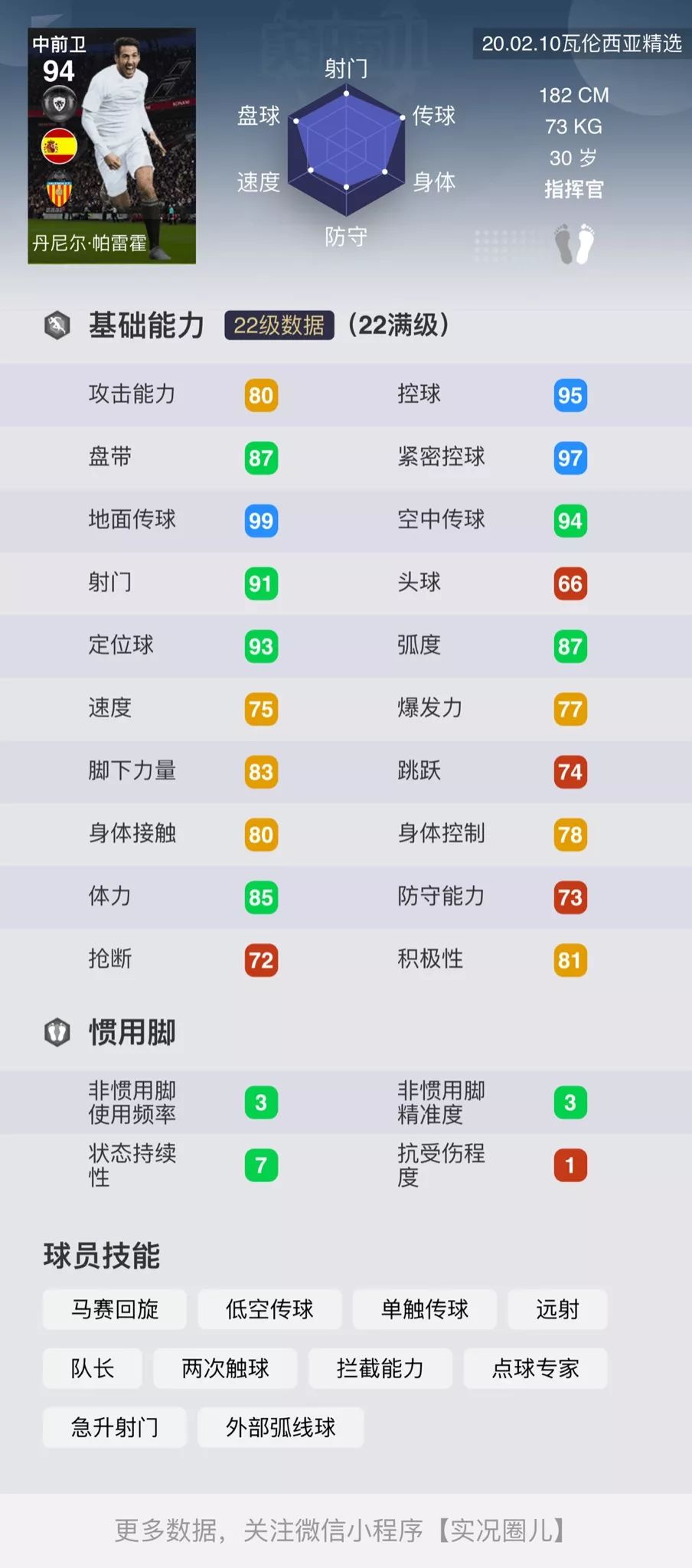 实况足球瓦伦西亚马德里竞技,实况足球瓦伦西亚阵容