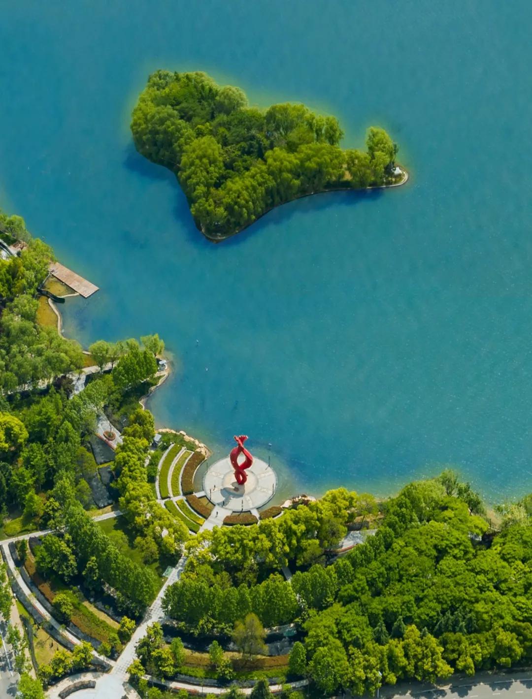 安徽省合肥市天鹅湖,安徽合肥的天鹅湖