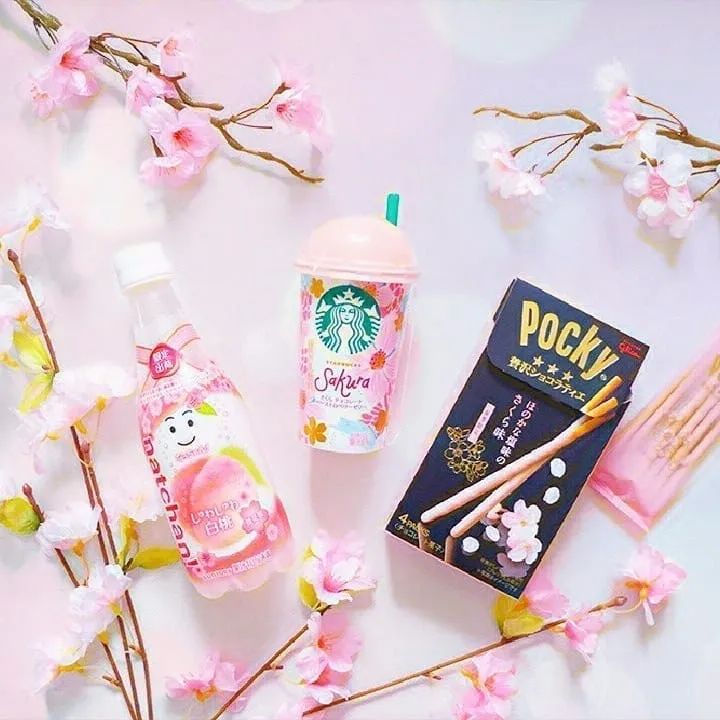 日本樱花季零食,少女心爆棚的零食大全