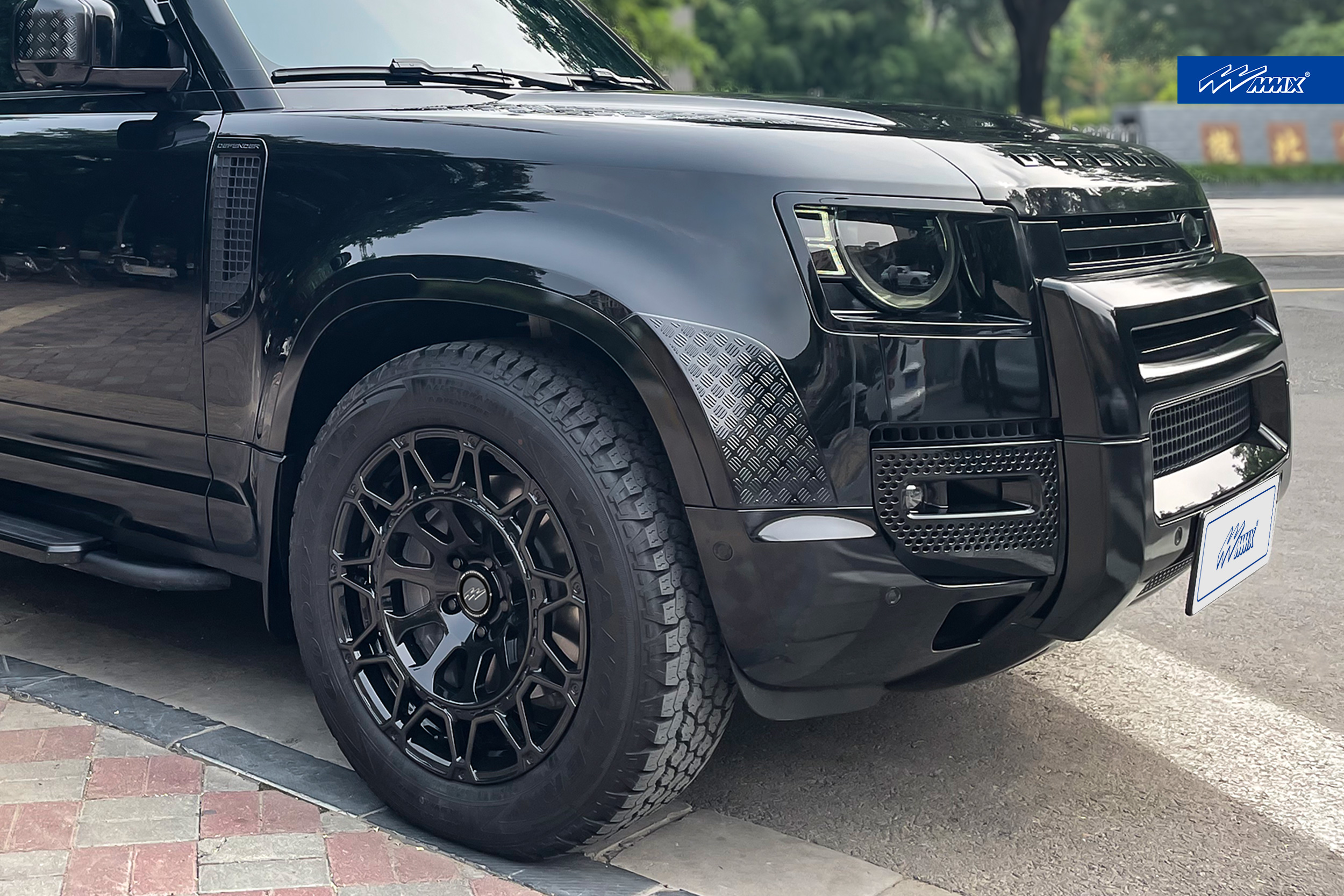 路虎新卫士20寸轮毂效果图,路虎卫士110轮毂改装