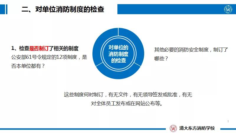 消防工作实行基本制度,各单位要建立消防日常检查制度