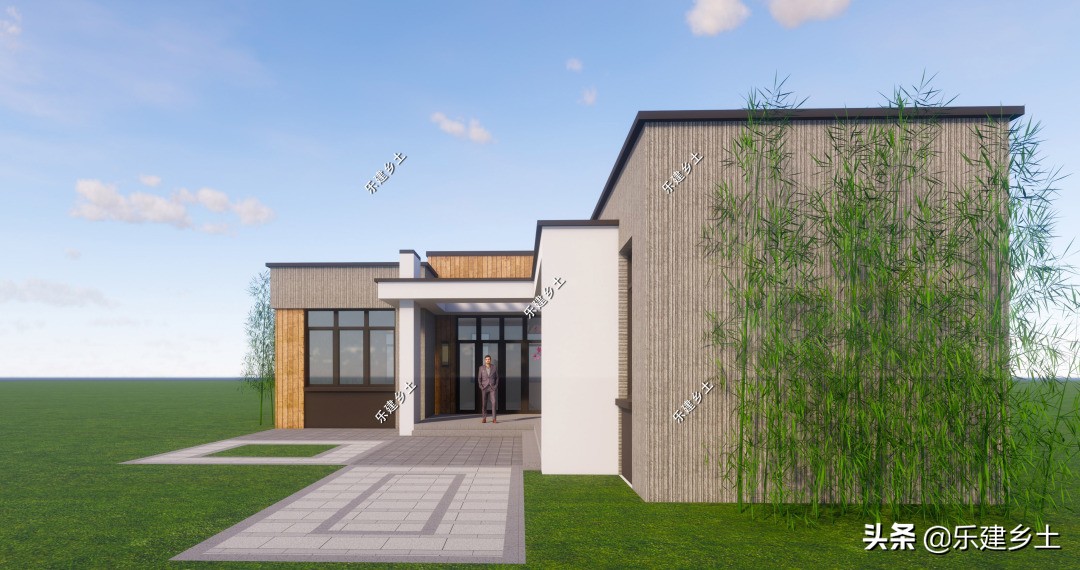 河间市两层新中式别墅,河间1000万别墅