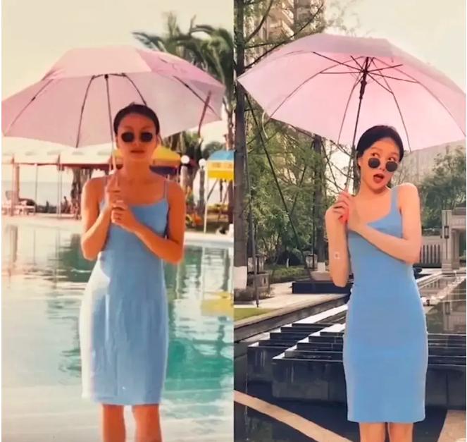 女儿晒和妈妈对比照原视频,女儿晒和妈妈对比照抖音