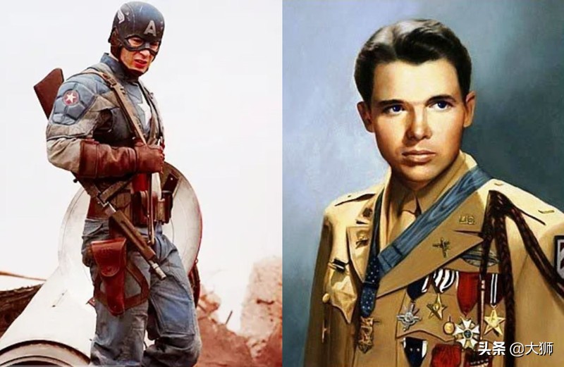 真实的美国队长对比,美国队长暴露出真实身份