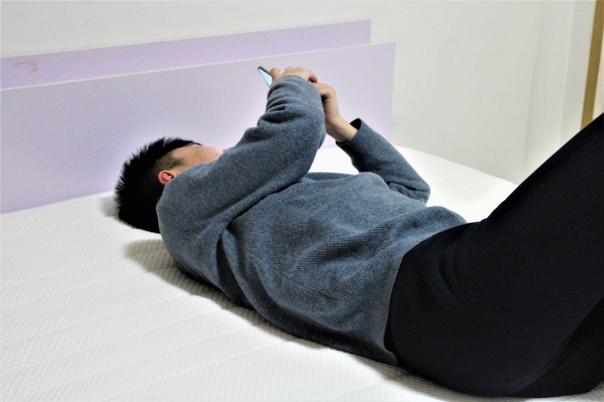 8hschott天然纯乳胶床垫测评,8h乳胶静音独立弹簧床垫m3ac