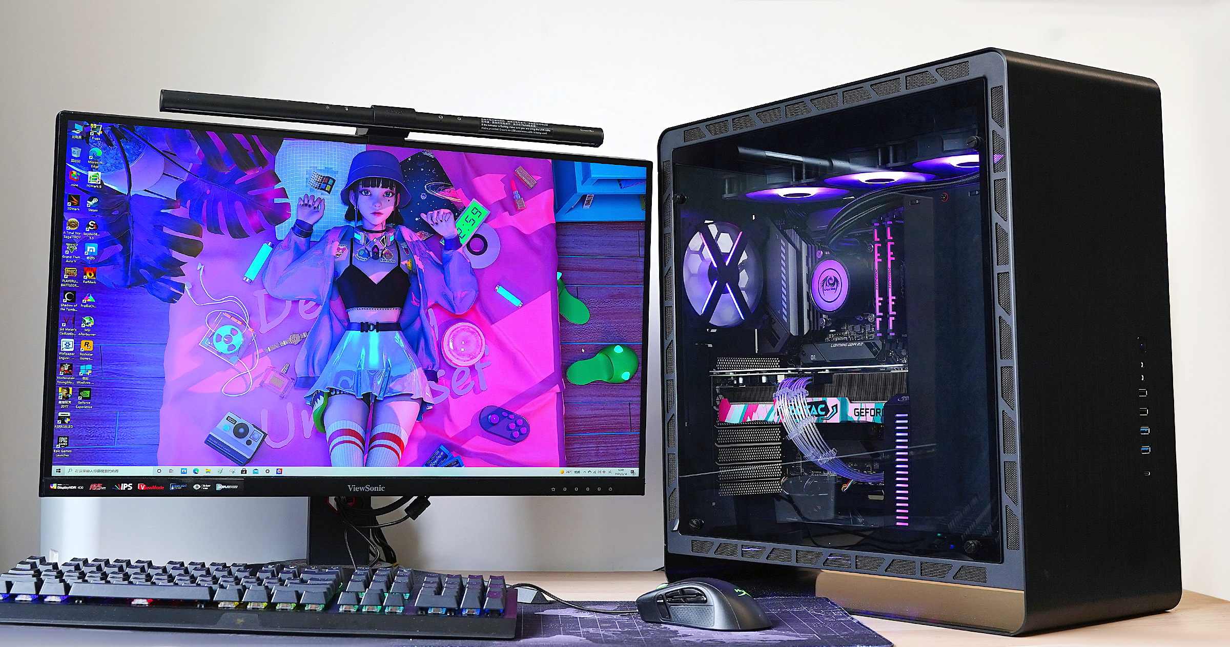 黑硬的外壳，粉嫩的内芯，全能型PC畅玩《永劫无间》的江湖世界