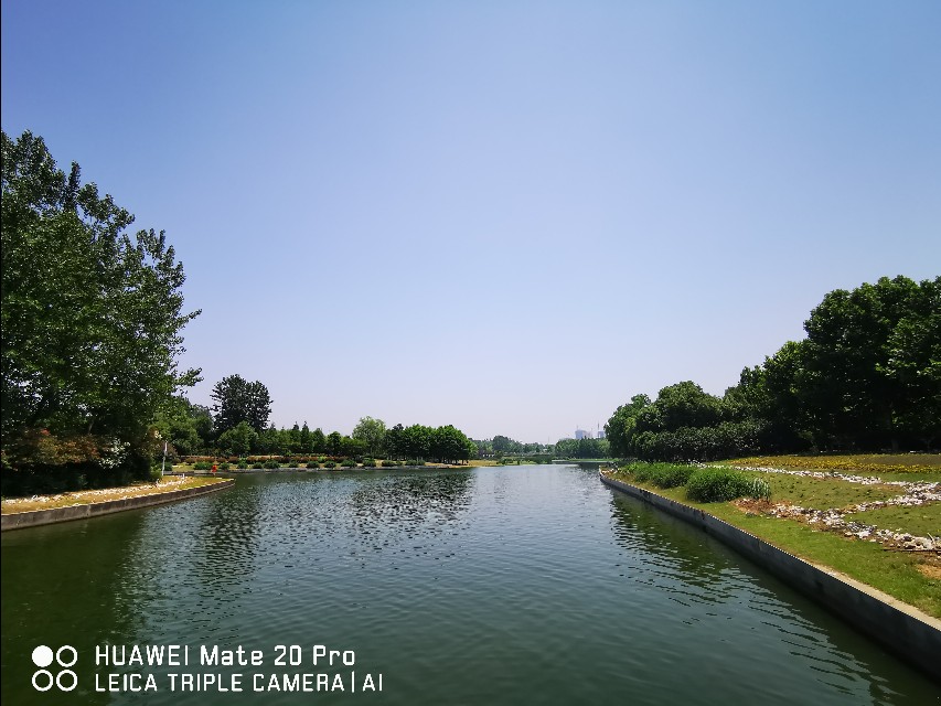 大美滨湖全景图,合肥滨湖塘西河公园美景