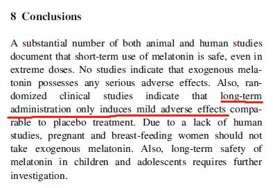 褪黑素的副作用和作用时间,褪黑素的副作用和危害