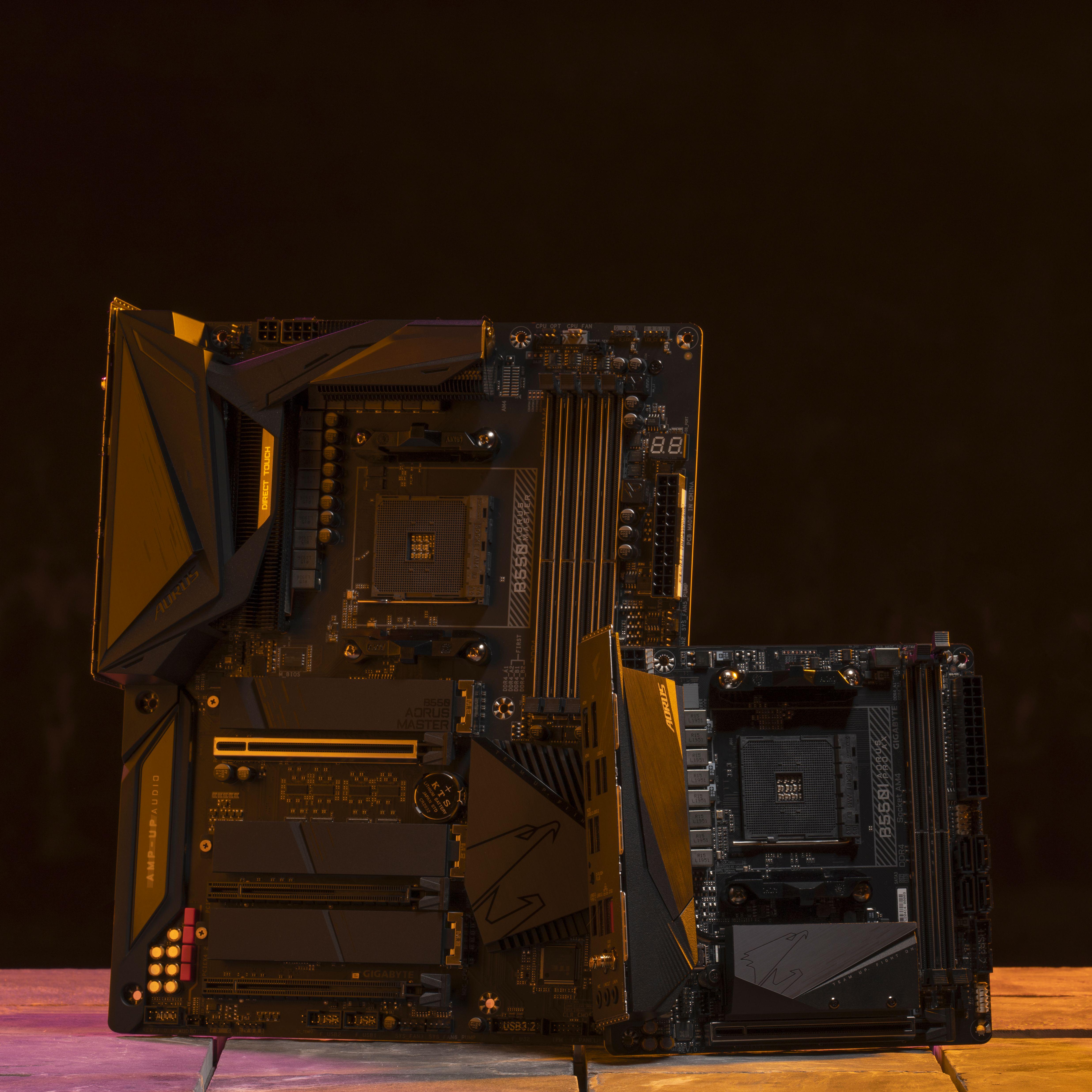 技嘉b550maoruspro-p小雕加强版,技嘉b550visiond-p