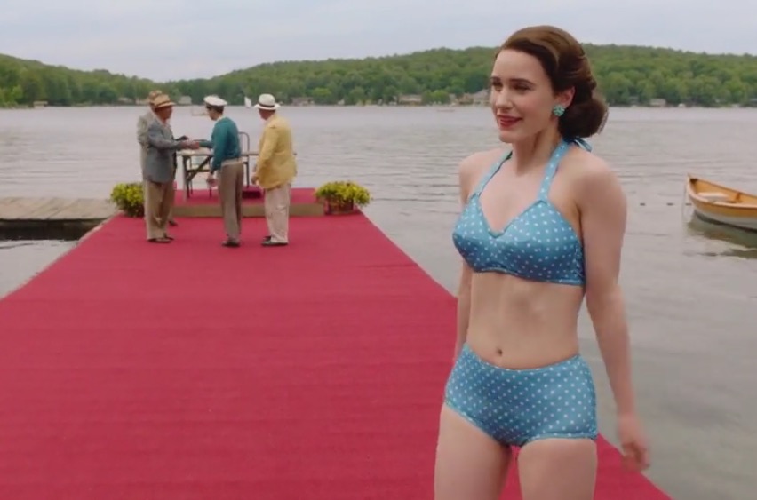 看剧学穿搭视频制作,麦瑟尔夫人穿搭视频