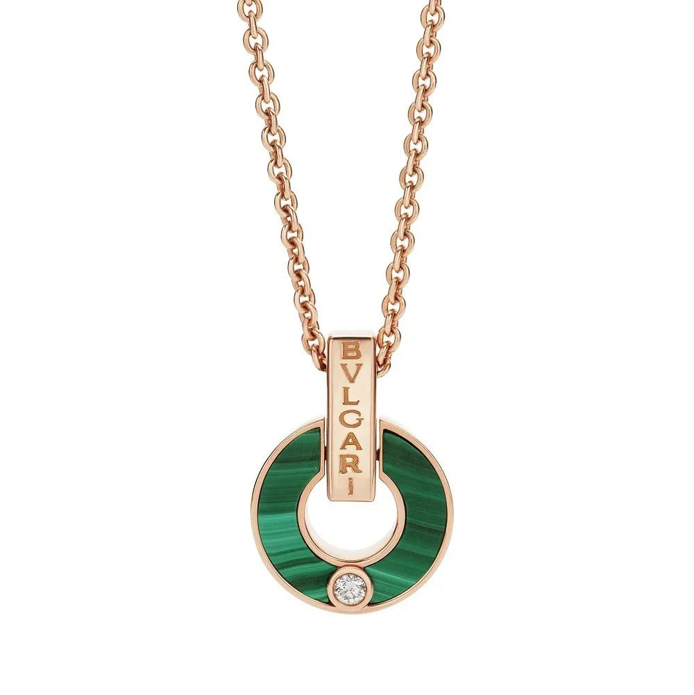 宝格丽古钱币项链二手,宝格丽18k金小蛮腰黑陶瓷项链专柜