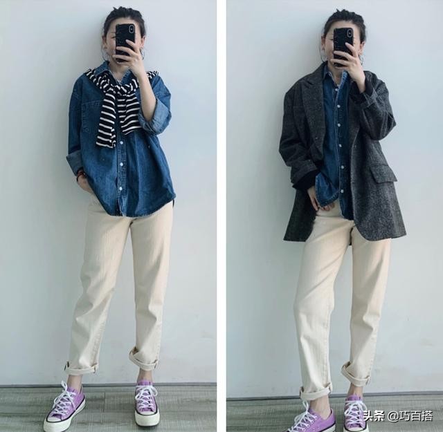 冬天胖人穿白色牛仔裤好看吗,男士冬天白色牛仔裤