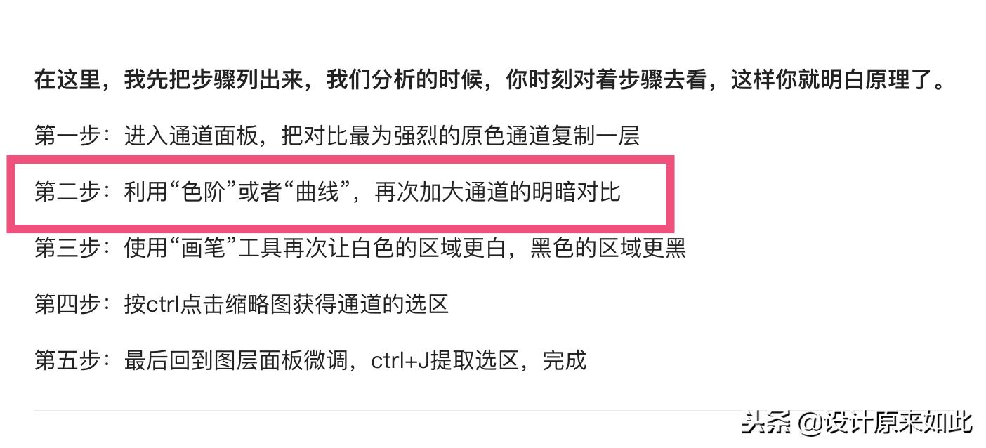 不会抠图也能10秒搞定的白底图,ps通道抠图的原理是什么