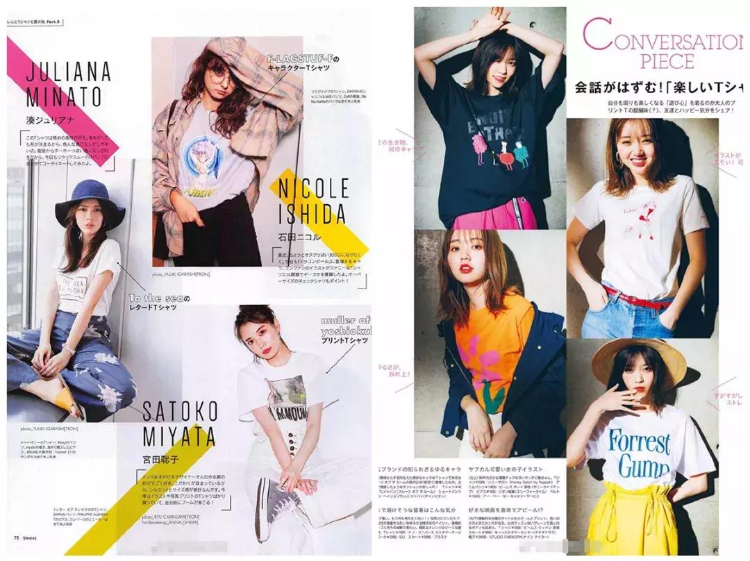 今年流行的明星同款t恤,明星同款时髦休闲t恤