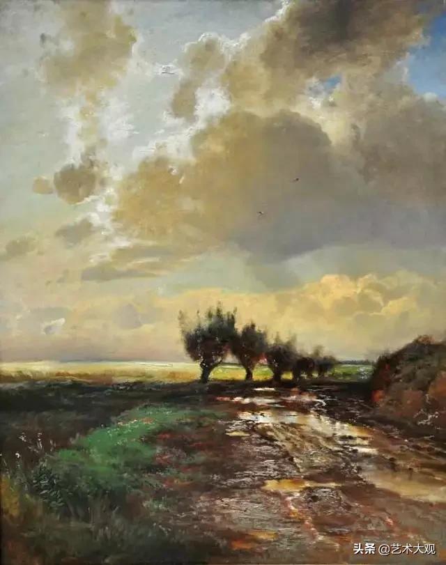 俄罗斯风景油画四大名家,俄罗斯古典风景油画欣赏图片