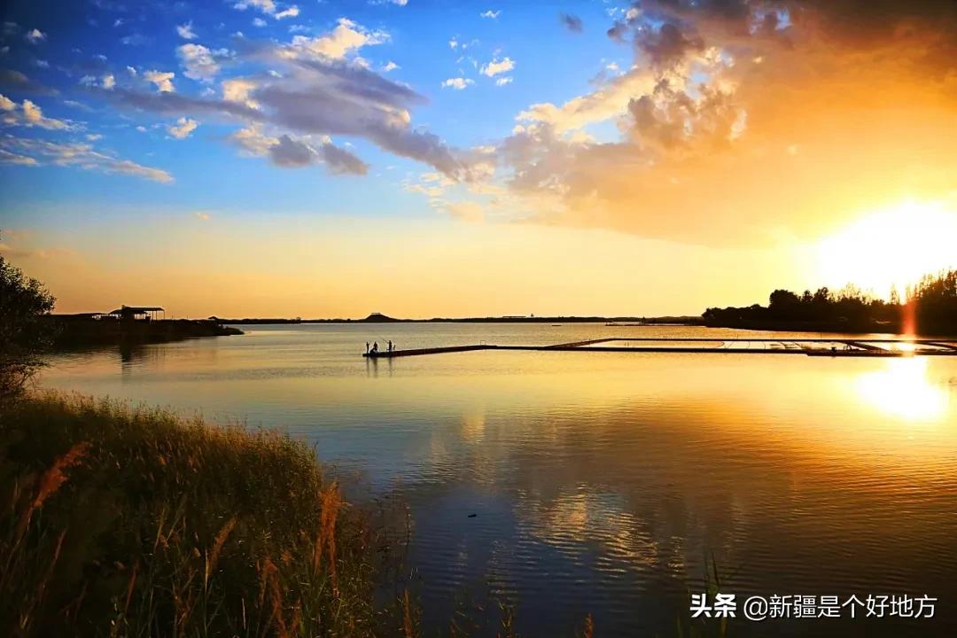 金秋游新疆全景图,喀什金秋风景