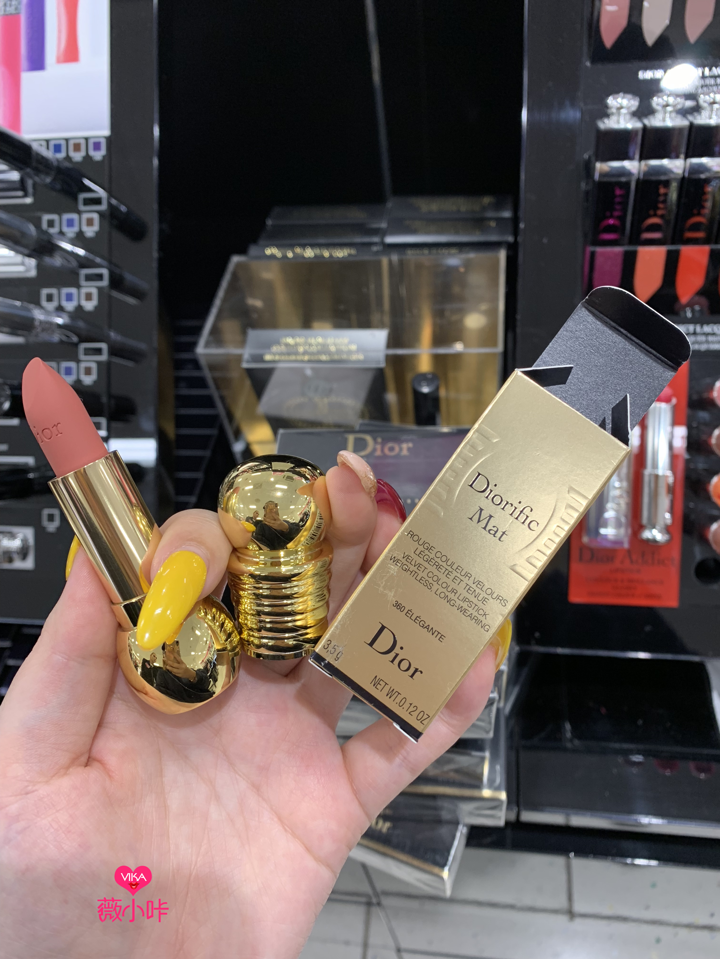 18年款迪奥戴妃,迪奥金管口红