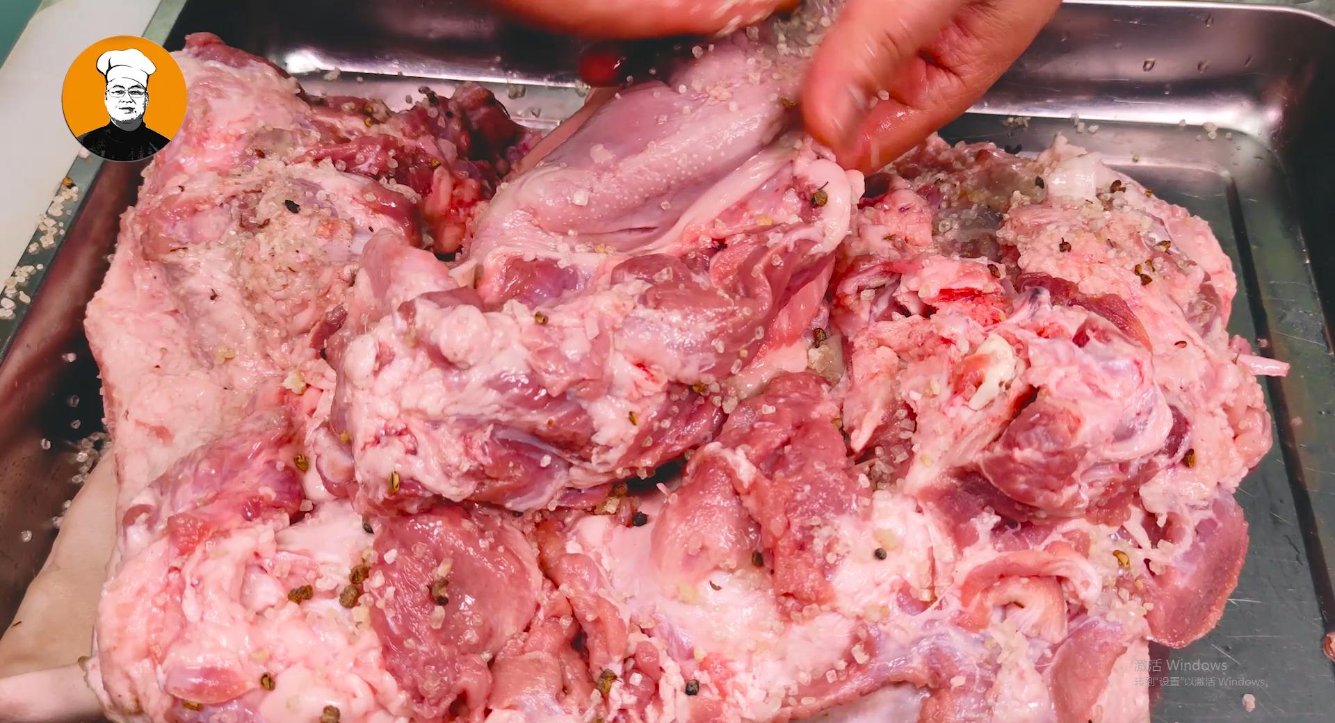 猪头买回来怎么腌制,猪头怎么用盐腌要几天