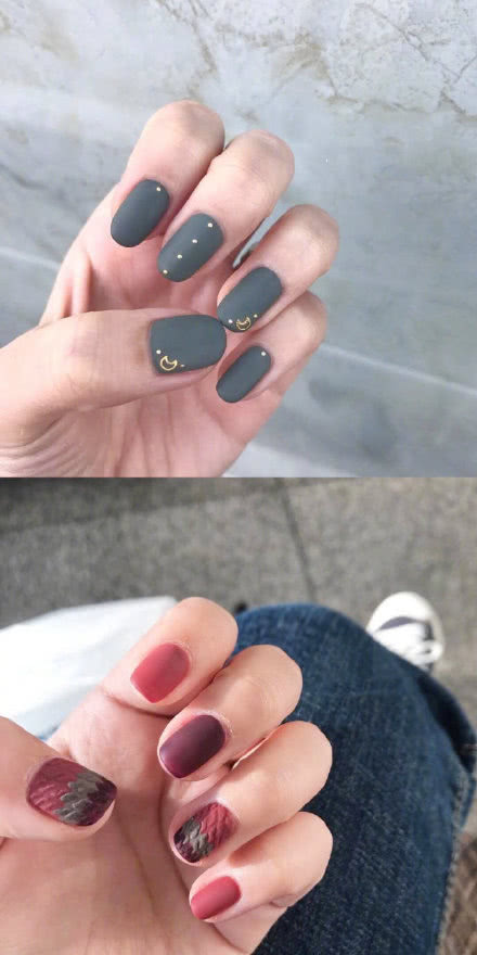 今年最流行的美甲颜色款式显白,什么色系显手白单色美甲款式图片