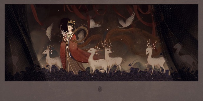 沉浮世界，静择一片清宁，绘心，绘梦，绘境｜舍溪的插画