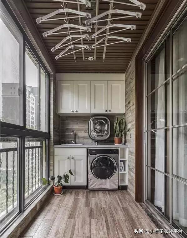 纠结洗衣机放哪?看看别人家的真实案例