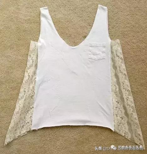 闲置的旧衣服,夏天旧衣服改造露肩衣
