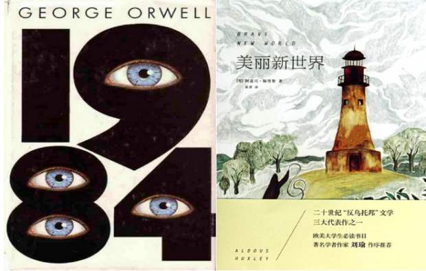 1984和美丽新世界对比的漫画,1984和美丽新世界的区别