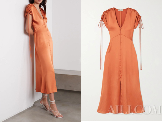 适合黄黑皮的橘色,黄皮适合穿亮橙色