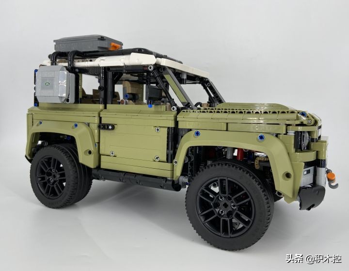 乐高路虎42110拼装详细过程,乐高路虎42110