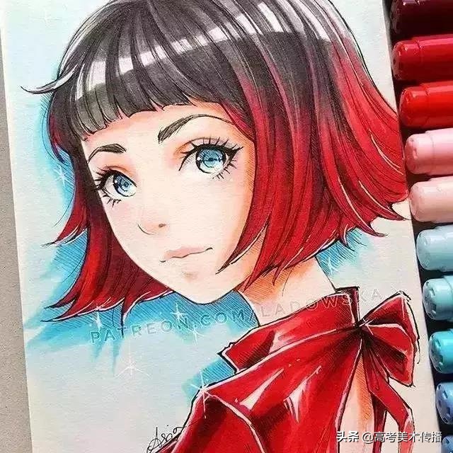 马克笔教程怎么涂肤色,马克笔要怎样涂才能涂到好看呢