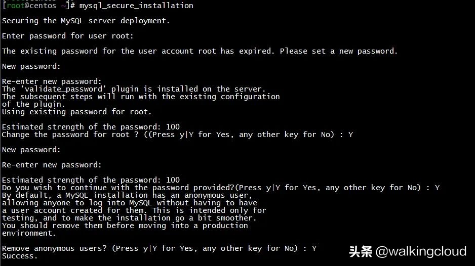 centos系统使用yum安装mysql命令,centos7上使用官方yum源安装mysql