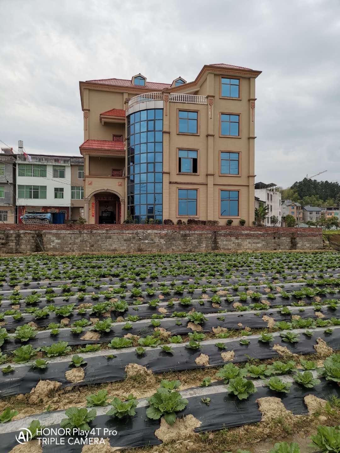 农村自建3000万豪华别墅,农村堂兄弟别墅