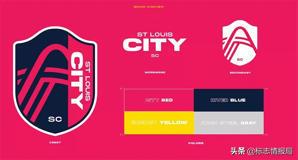 大联盟新成员,圣路易斯城足球俱乐部公布全新LOGO