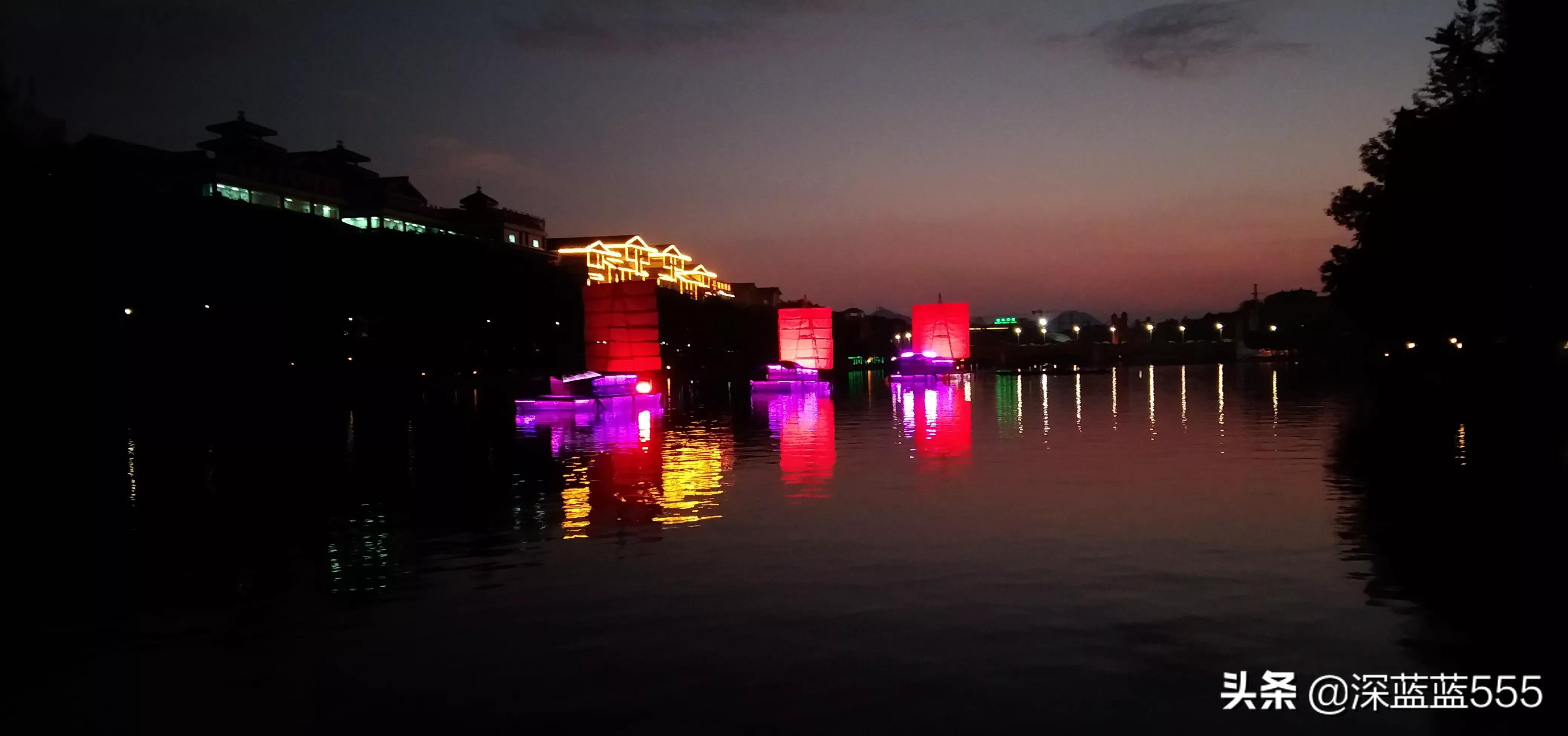 深蓝自由写又见桂林桂湖