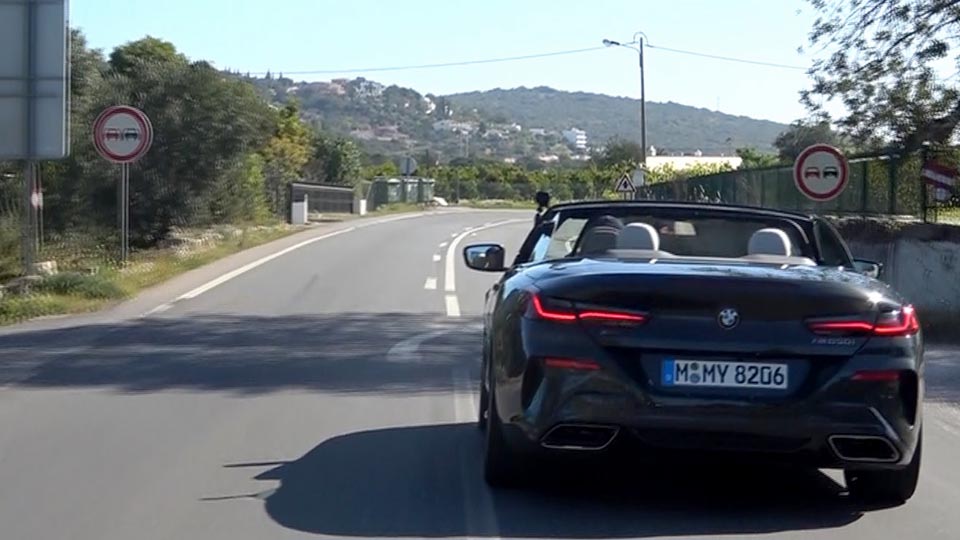 试驾宝马8系四门轿跑黑武士,新款宝马8系四门轿跑试驾