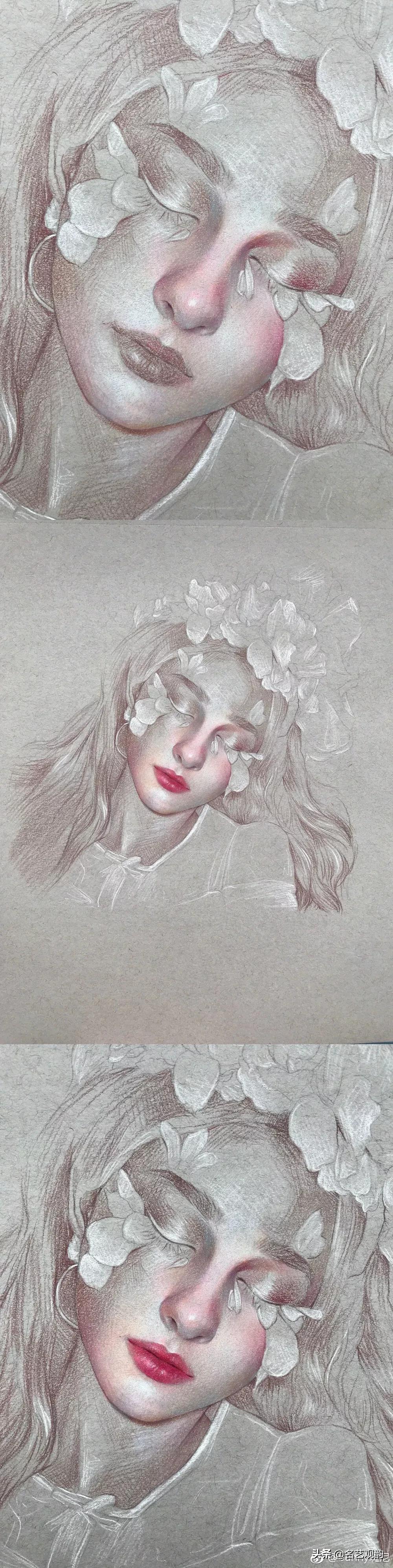 如何用彩铅画女天使男恶魔,用彩铅画动漫人物天使恶魔