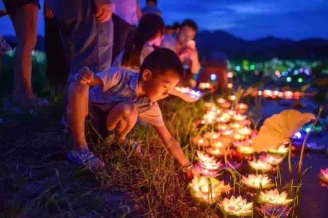 中元节真诚祈福愿天上人间共安好,中元节祈愿天上人间共安好图片