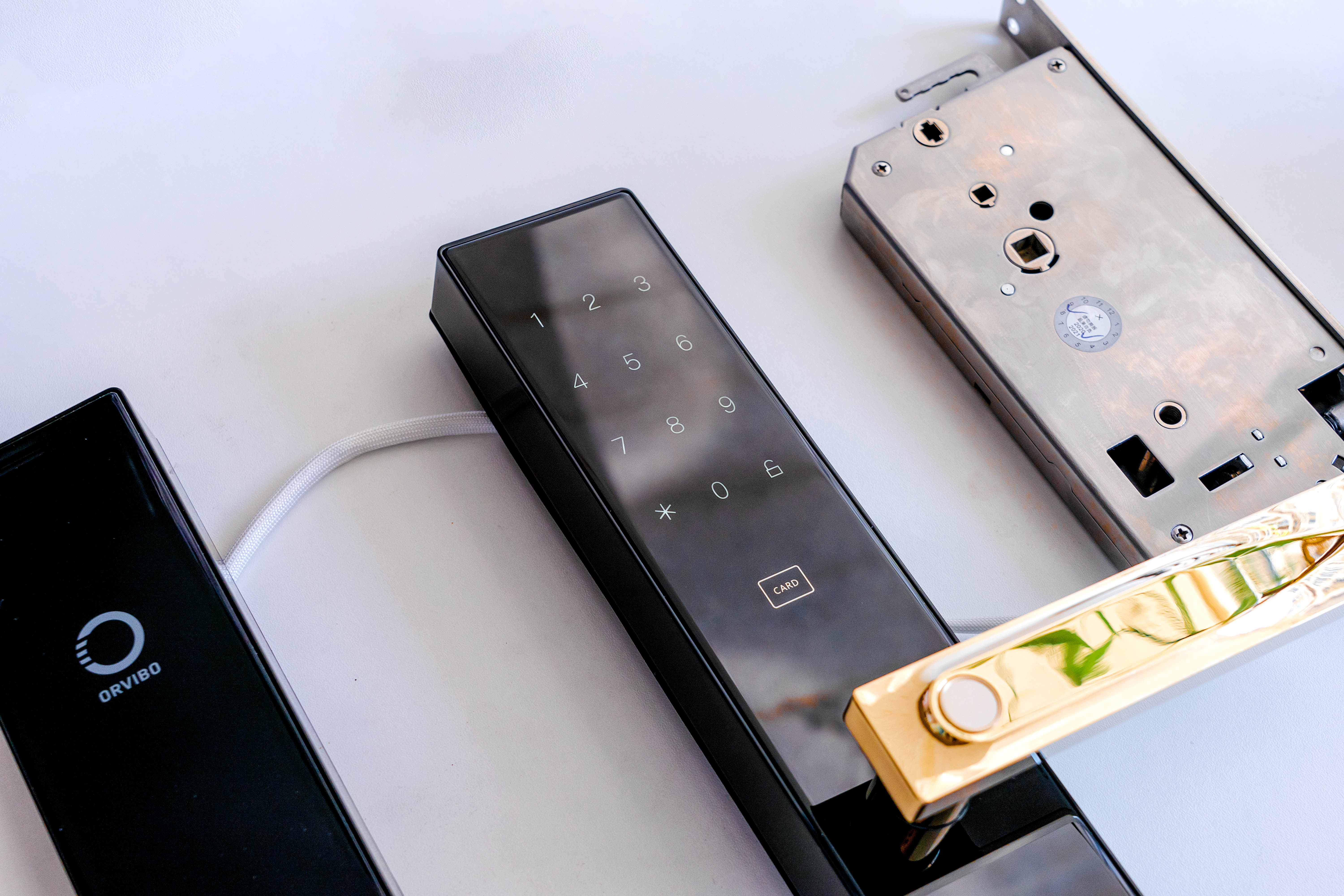 欧瑞博智能门锁s2最初密码为多少,欧瑞博s2门锁添加卡片